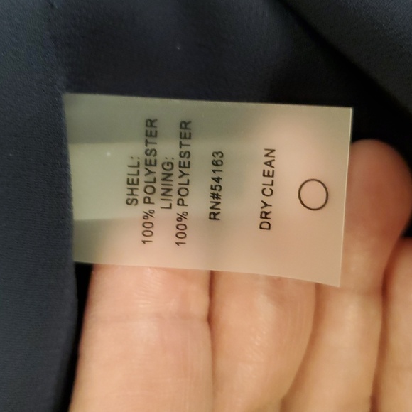 Tommy Hilfiger Navy Blue Floral Halter Dress With Belt 6 - Picture 13 of 13